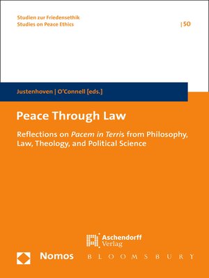 cover image of Peace Through Law